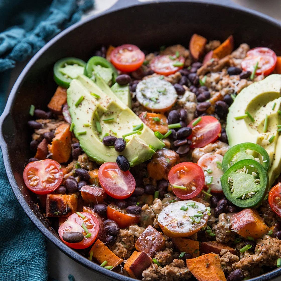 Ground Turkey Taco Skillet