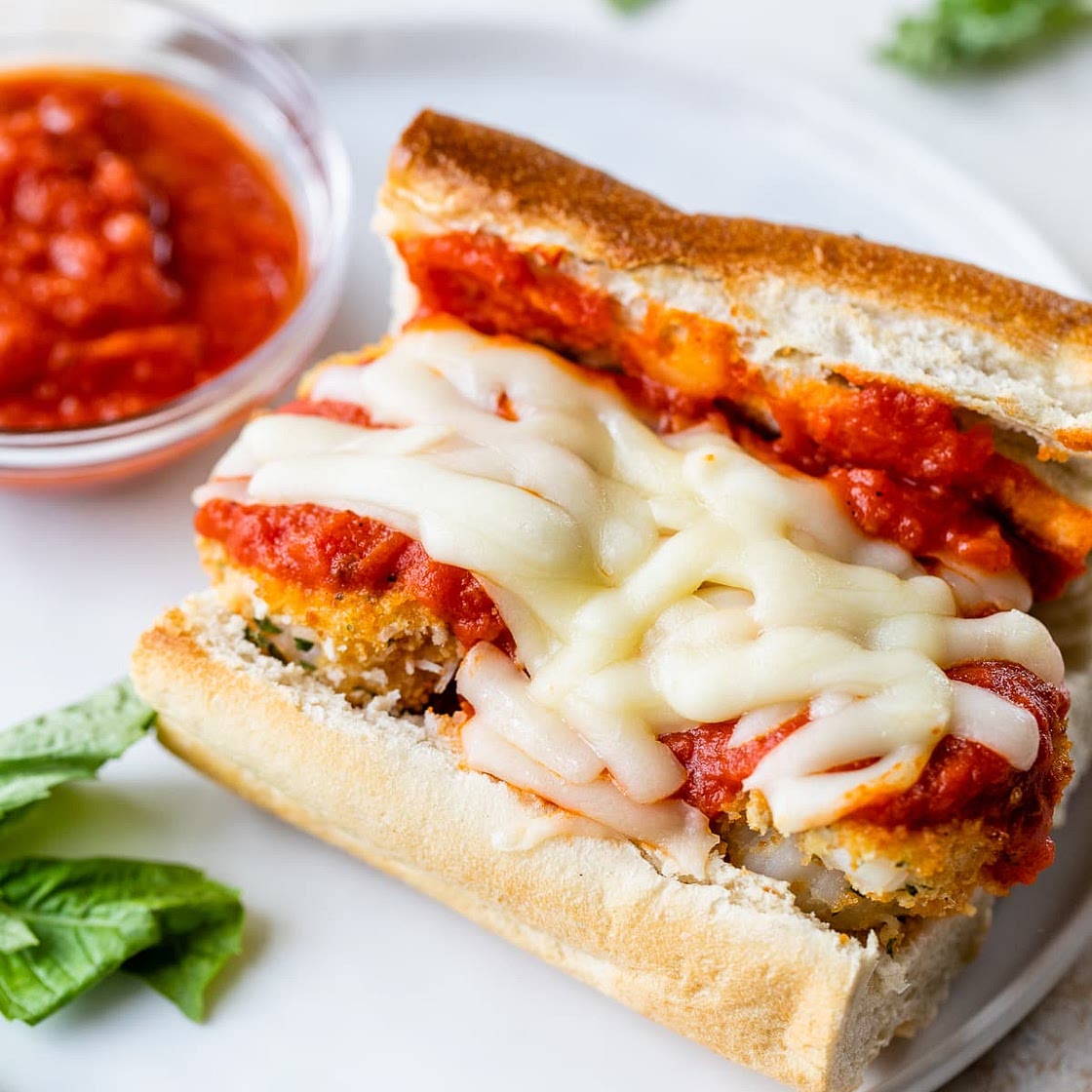 Shrimp Parmesan Hero, Lightened Up