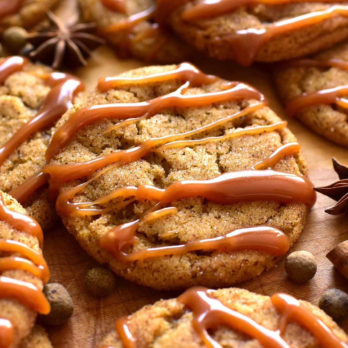 Brown Butter Caramel Chai Cookies