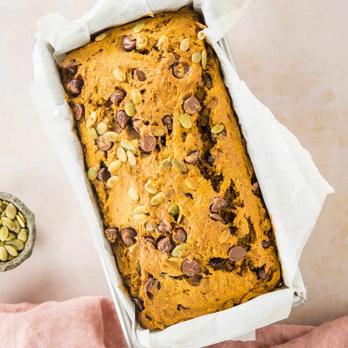 Vegan Pumpkin Banana Bread