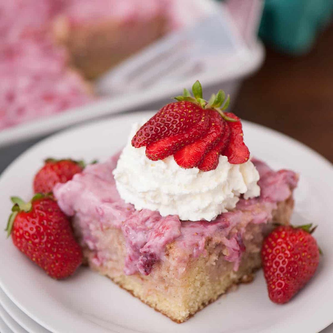 Strawberry Poke Cake