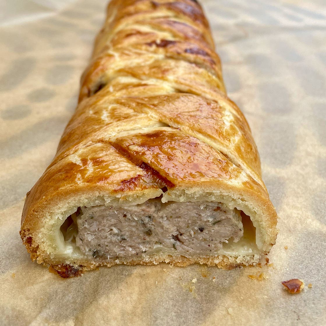 Easy Sausage Plait