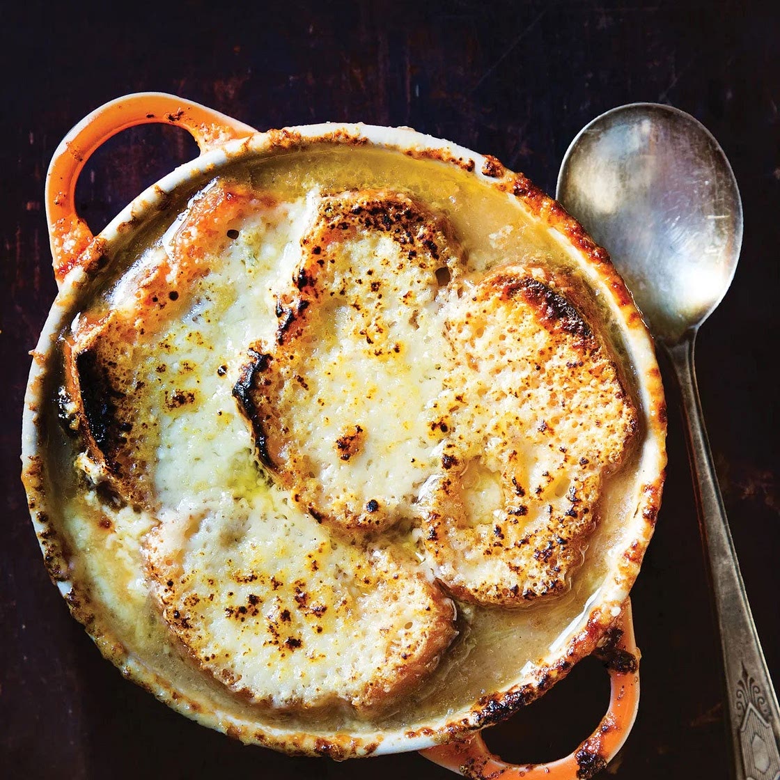Normandy-Style French Onion Soup