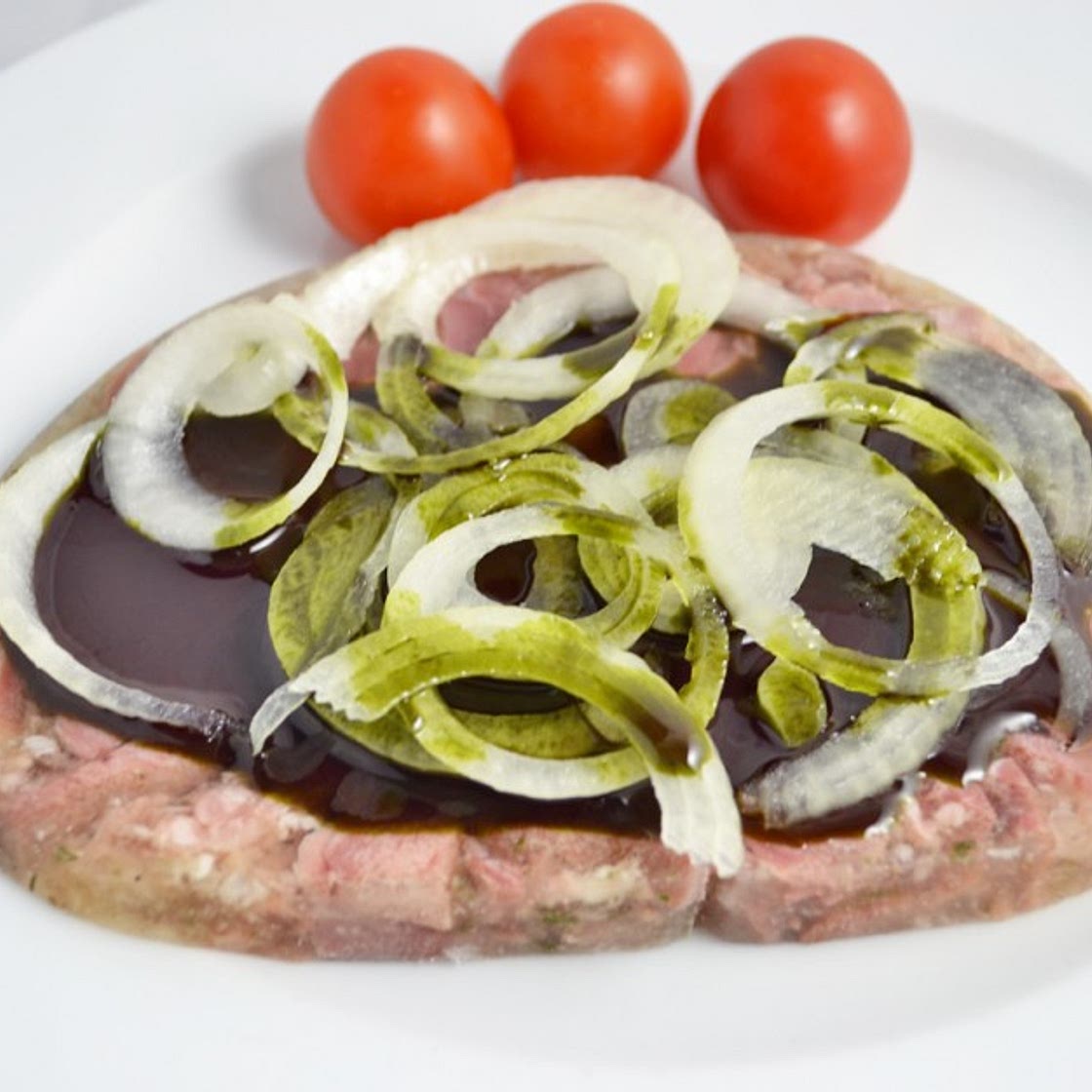 Presswurst mit Kernöl