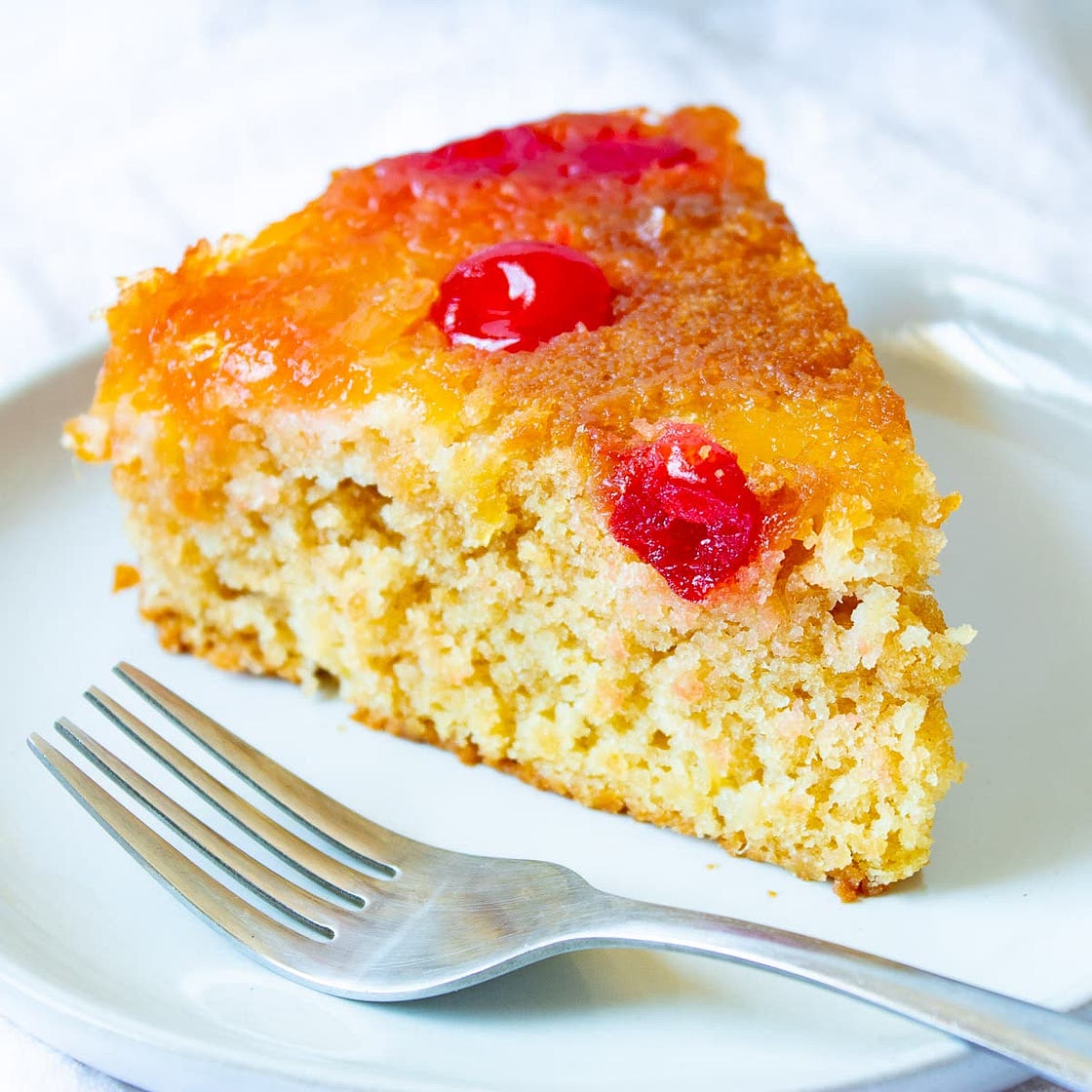 Vegan Pineapple Upside-Down Cake