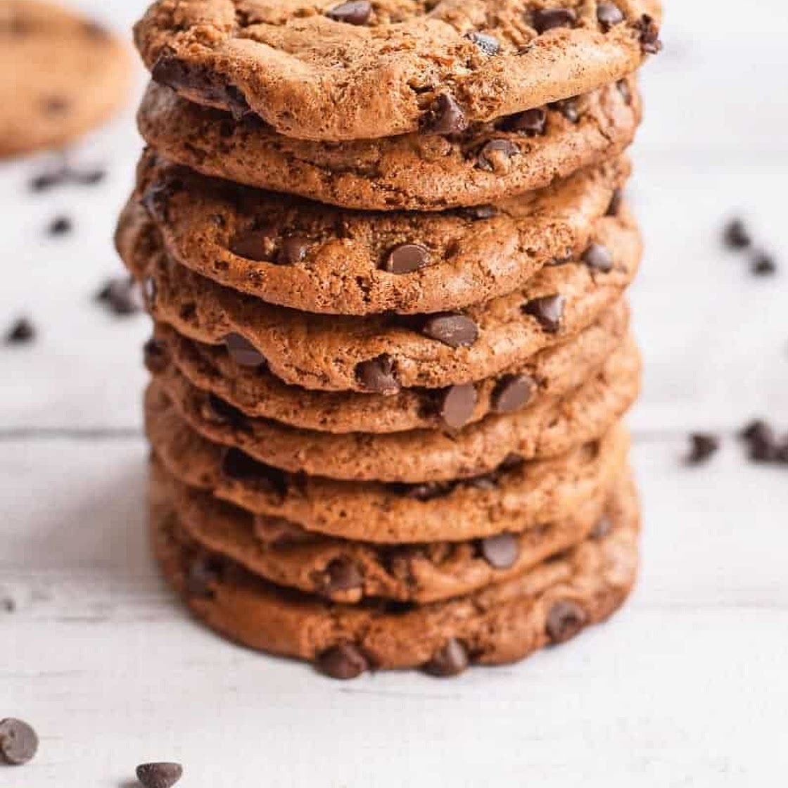 Flourless Chocolate Chip Cookies