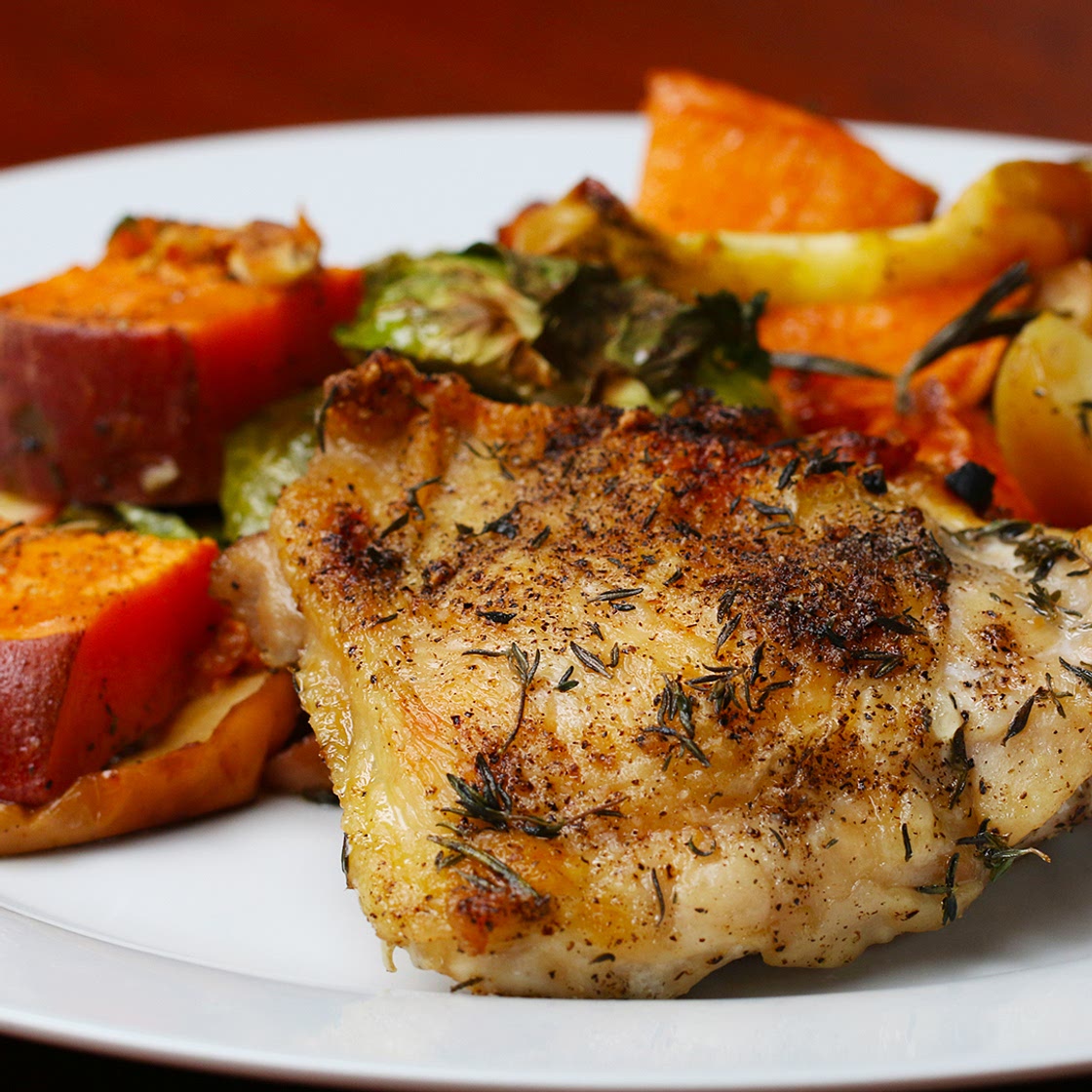 One-Pan Autumn Chicken Roast Recipe by Tasty