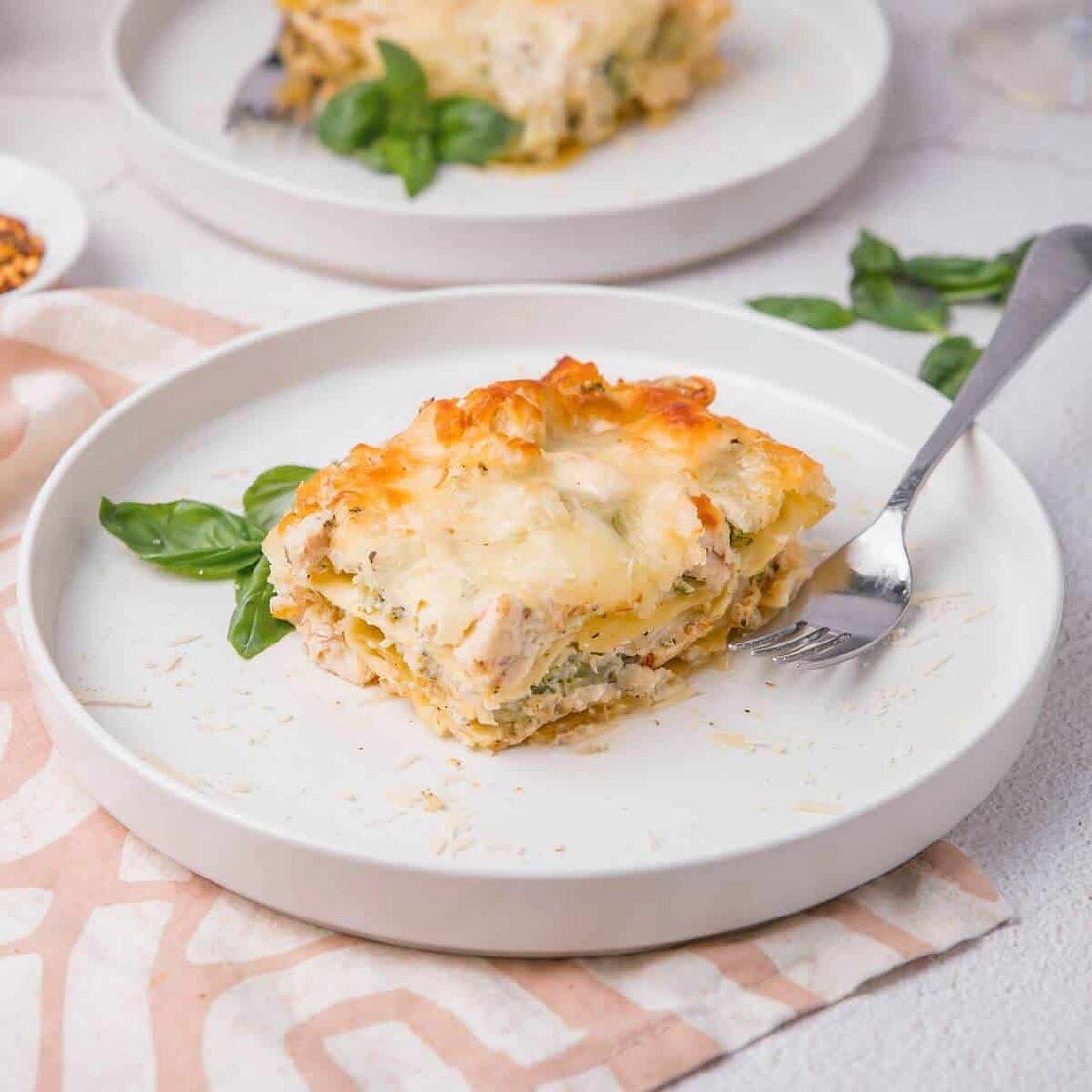 Chicken Lasagna with Broccoli