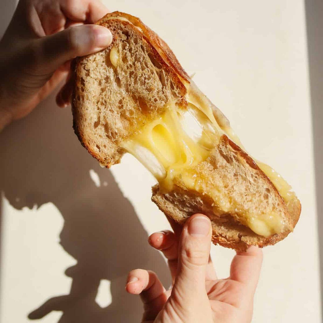 Air Fryer Grilled Cheese Sandwich