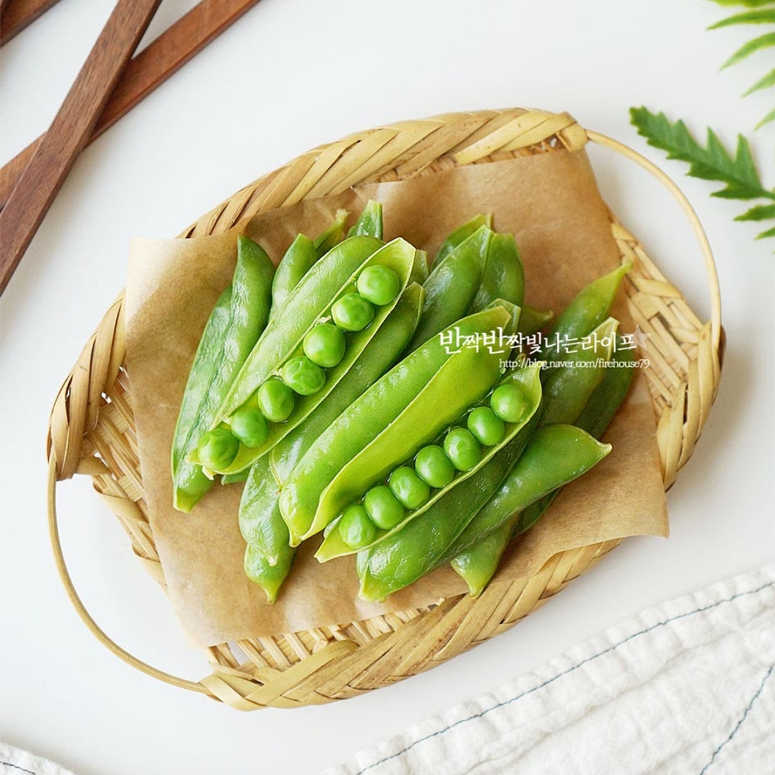 껍질 완두콩 삶기 삶는 시간 햇 완두콩 요리