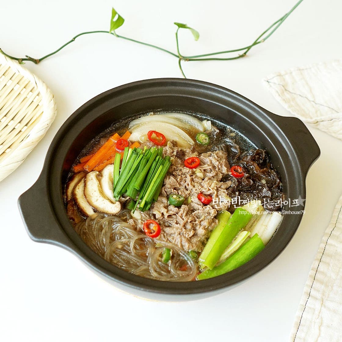 뚝배기 불고기 만드는 법 당면 소불고기 요리 뚝불고기