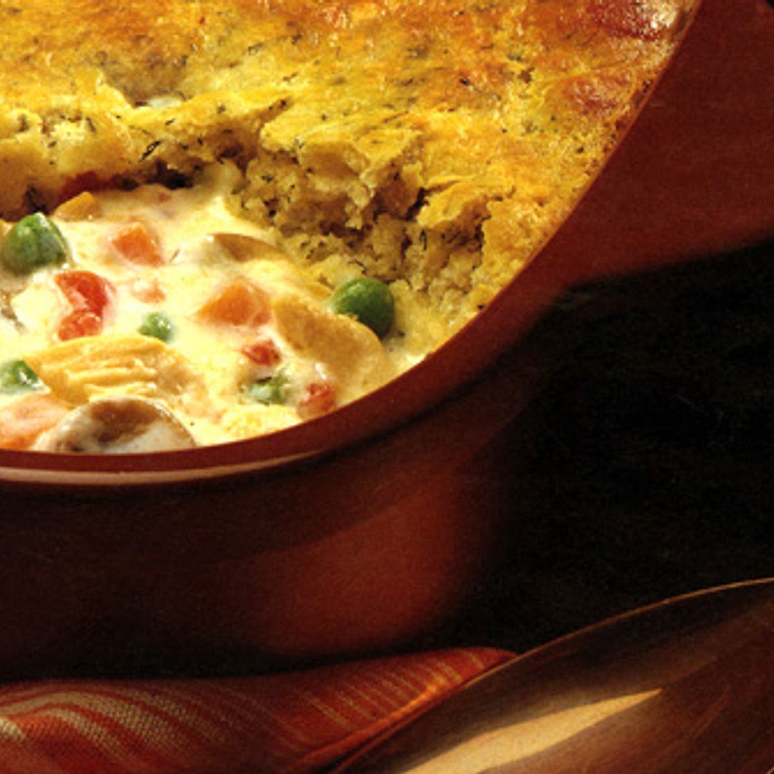 Turkey Pot Pie with Herbed Dumpling Crust