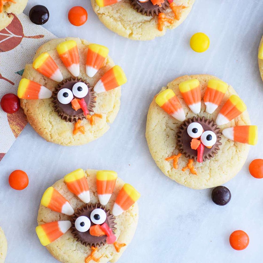 Turkey Cookies Recipe