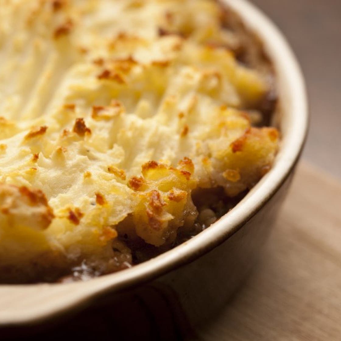 Parmentier de canard confit aux marrons