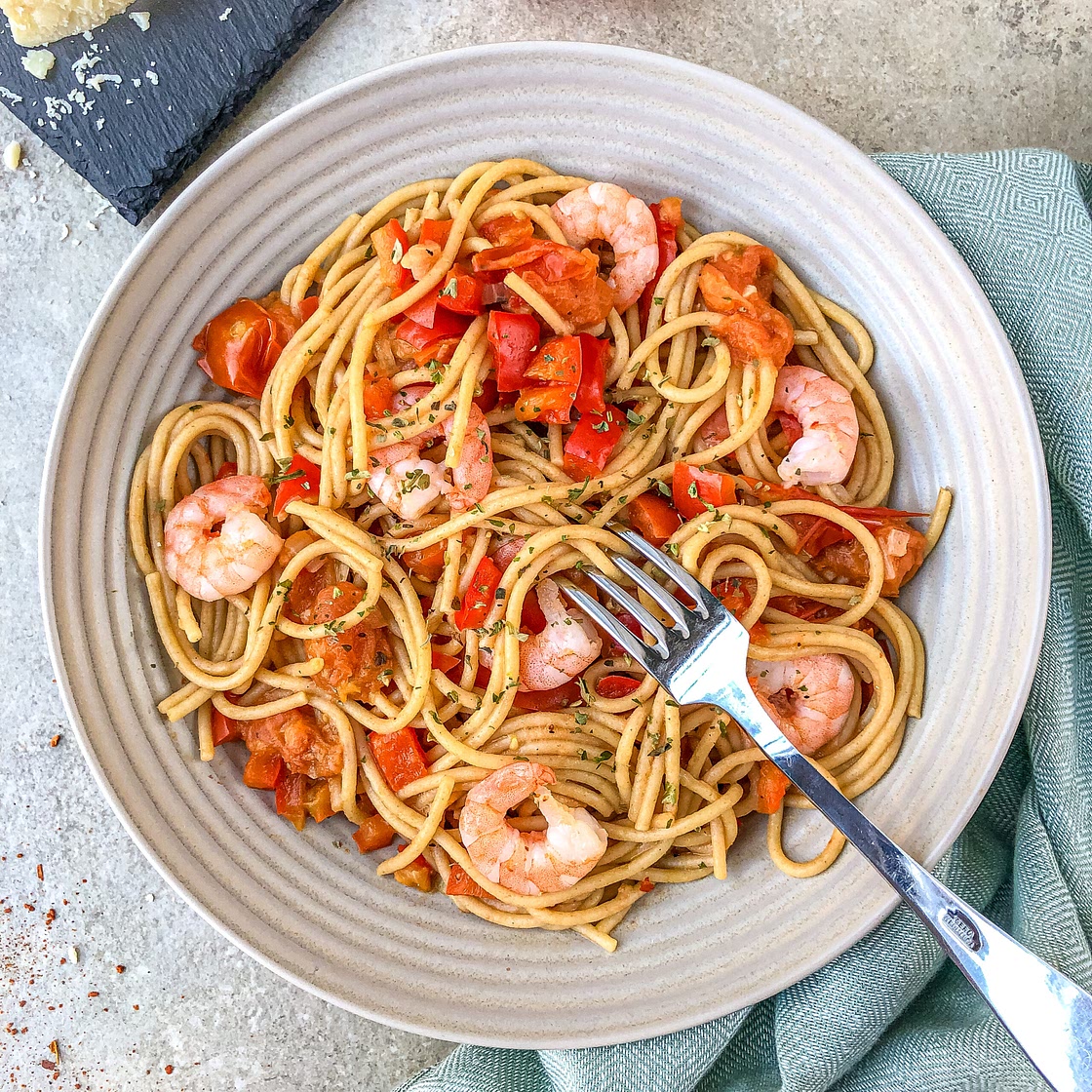 Shrimp Garlic Pasta