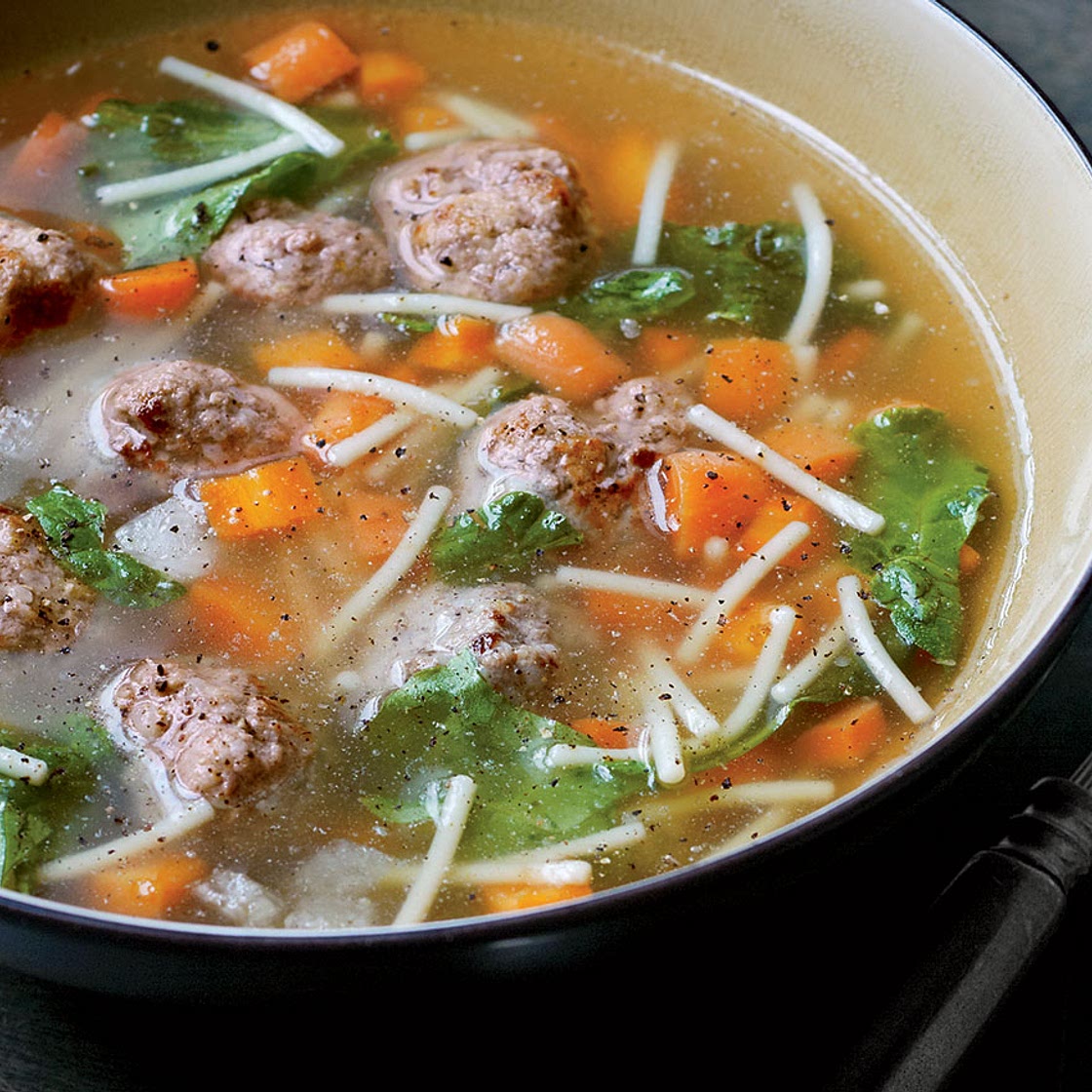 Hearty Italian Meatball Soup Recipe