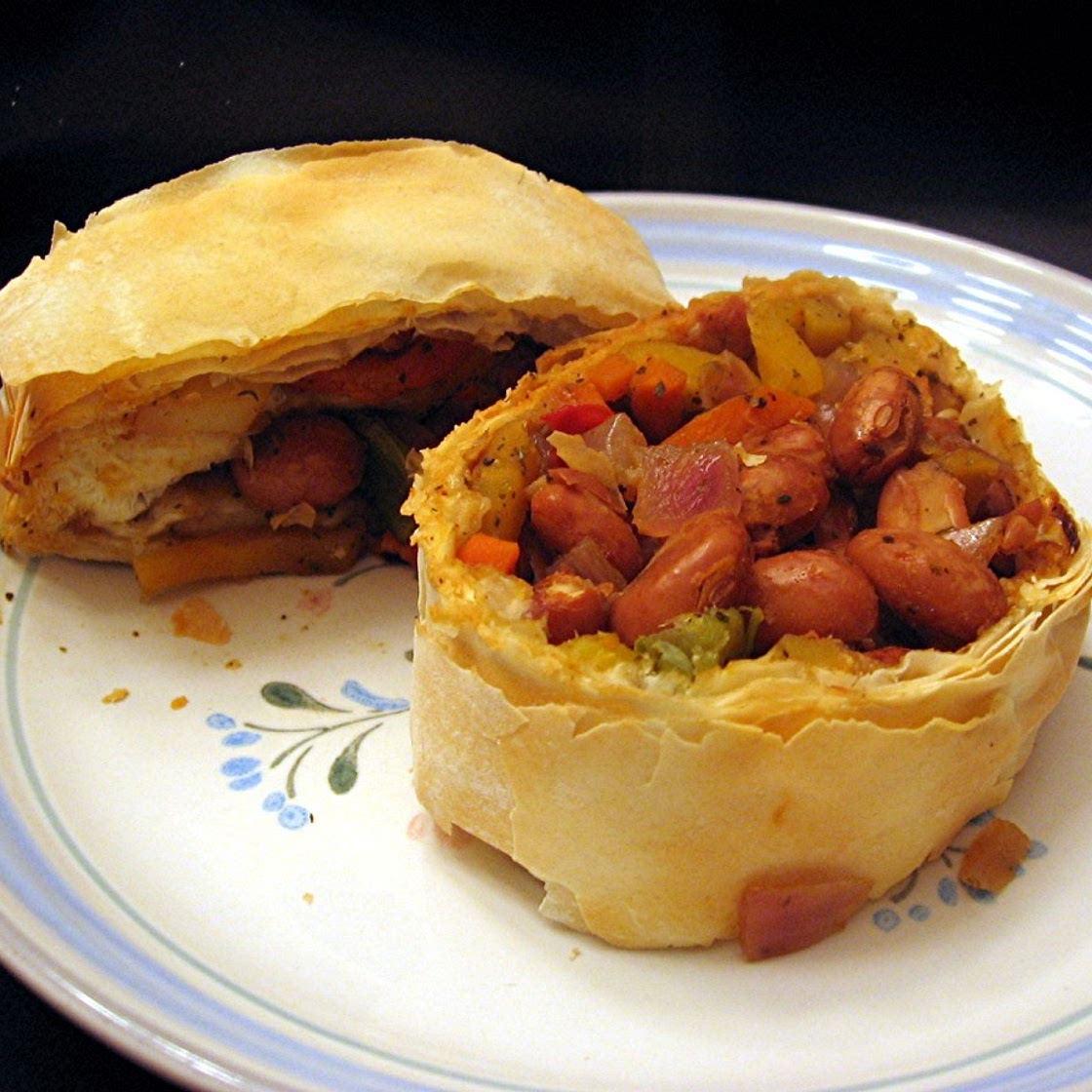 Veggie & Bean Strudel