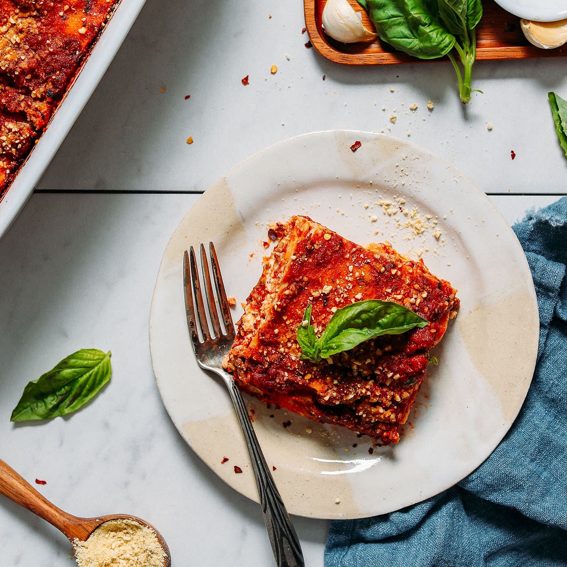 Easy Gluten-Free Lasagna (Dairy-Free!)