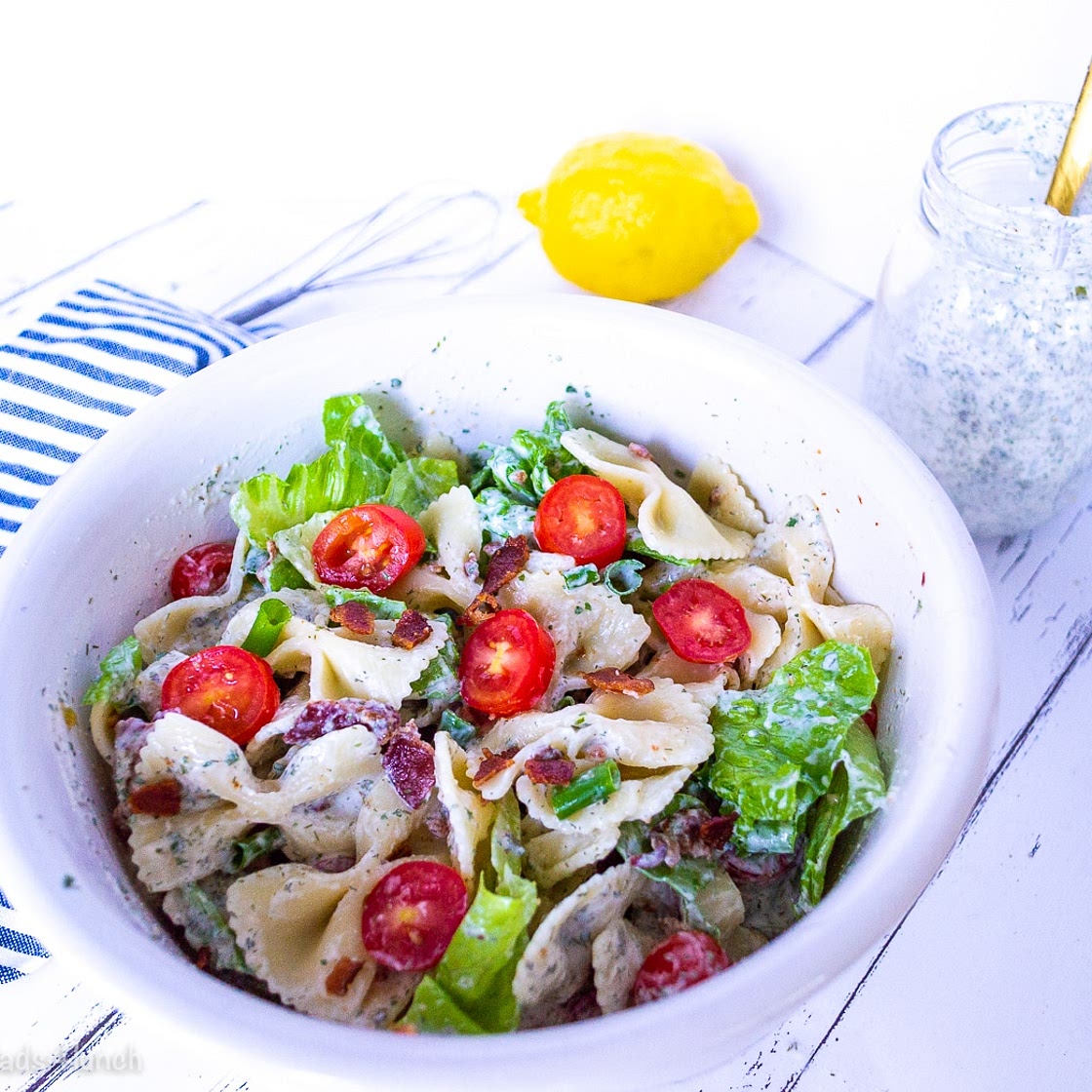 Creamy Ranch BLT Pasta Salad Recipe