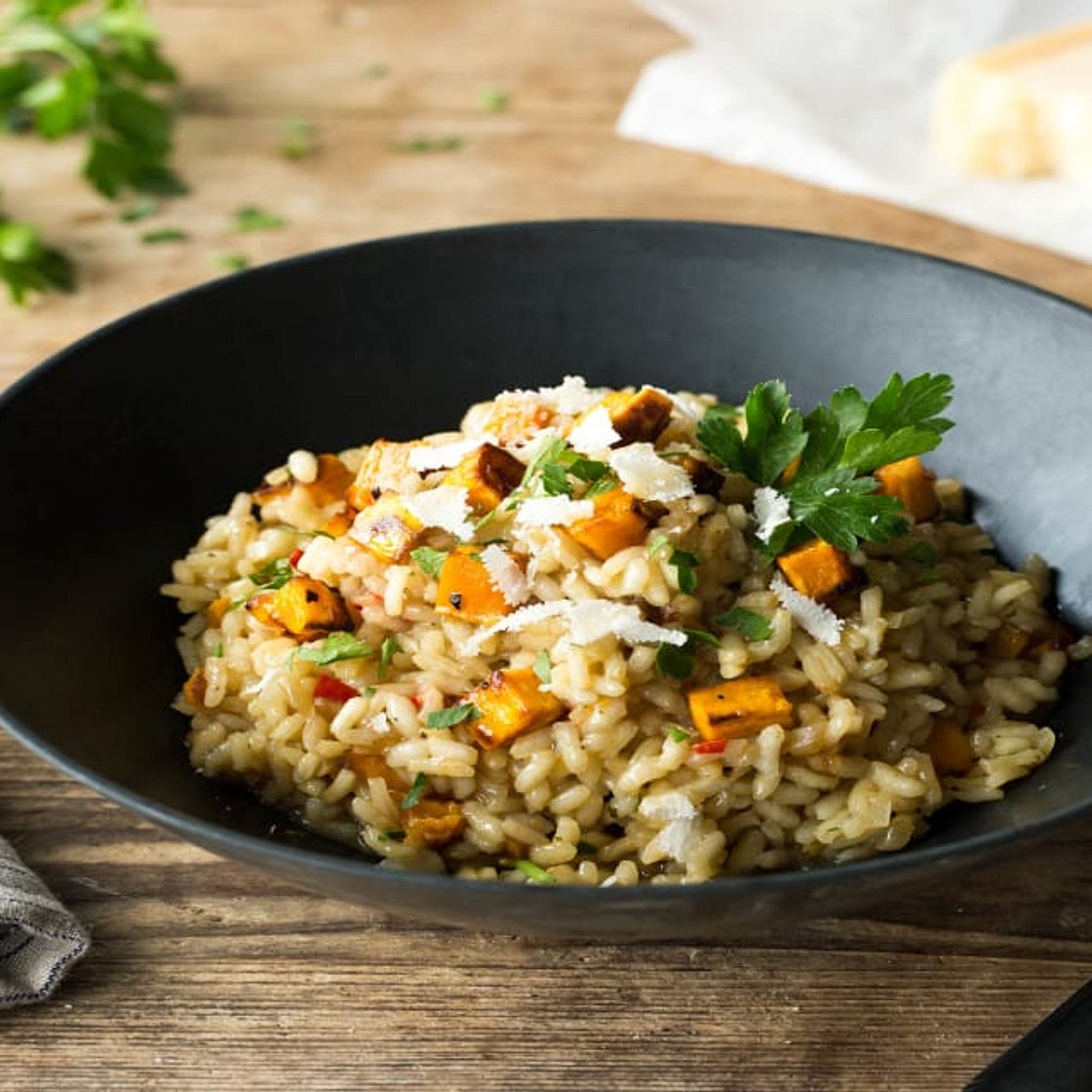 Chilli, Bacon & Sweet Potato Risotto