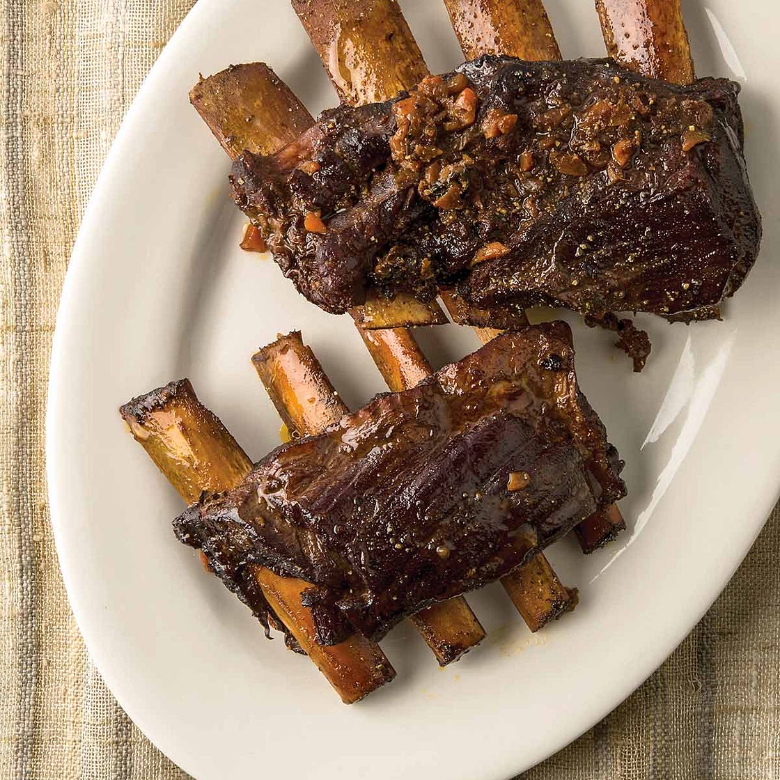 Italian Braised Venison Ribs