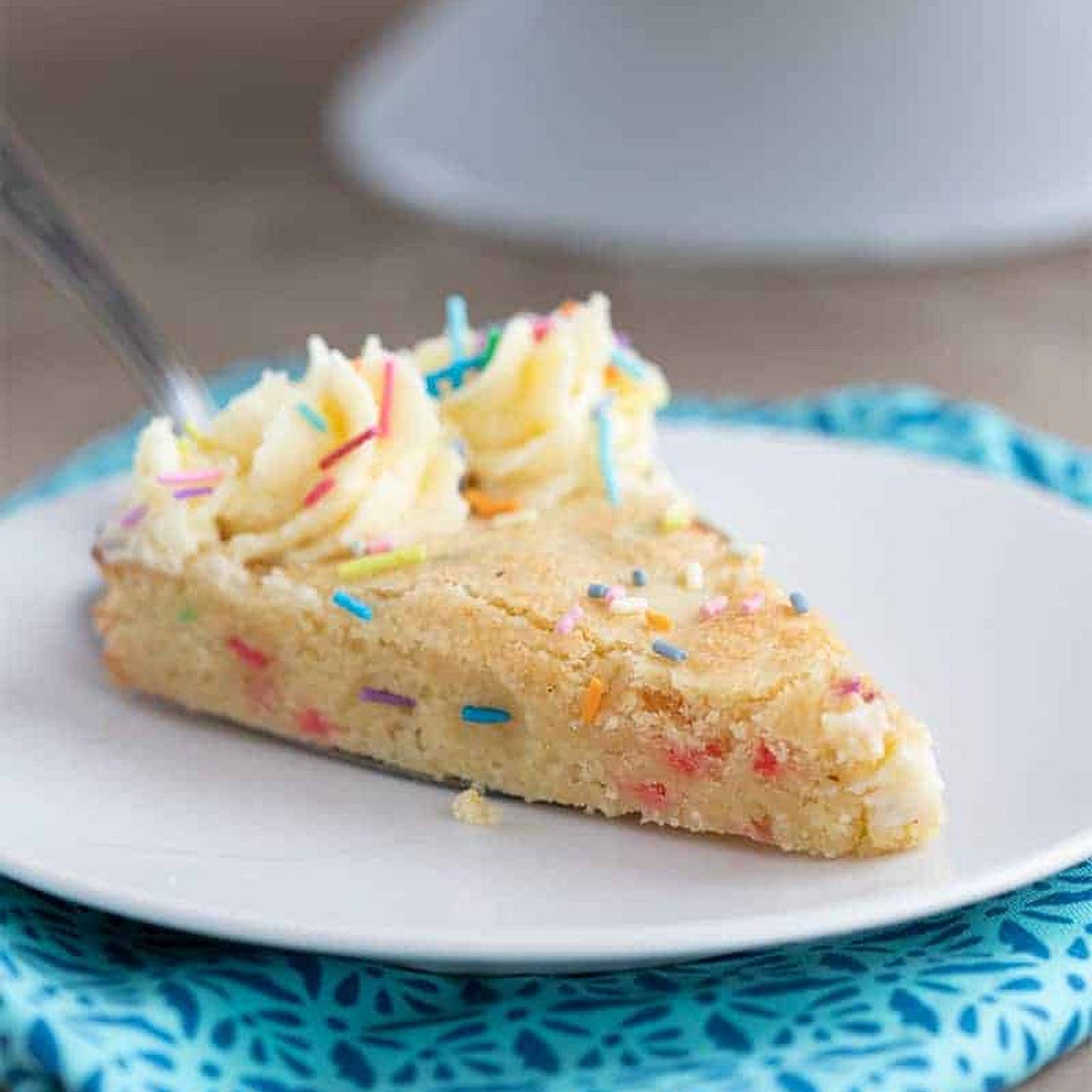 Keto Sugar Cookie Cake