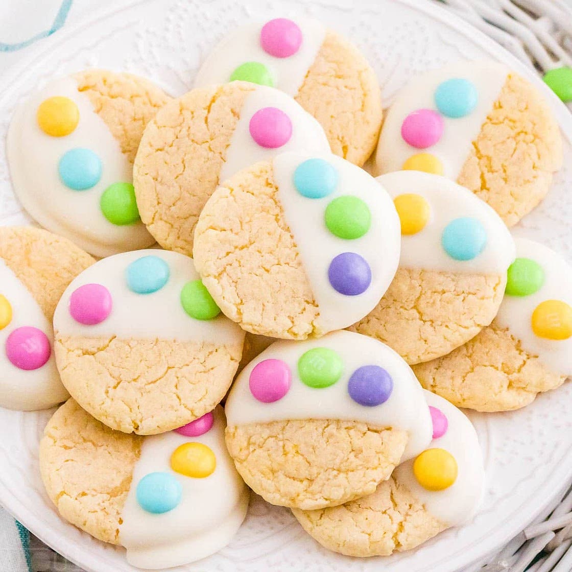 Easter Cake Mix Cookies