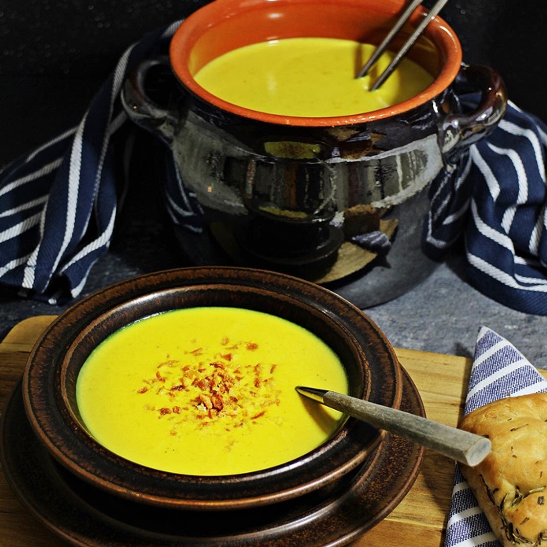 Quick Curried Cauliflower Soup