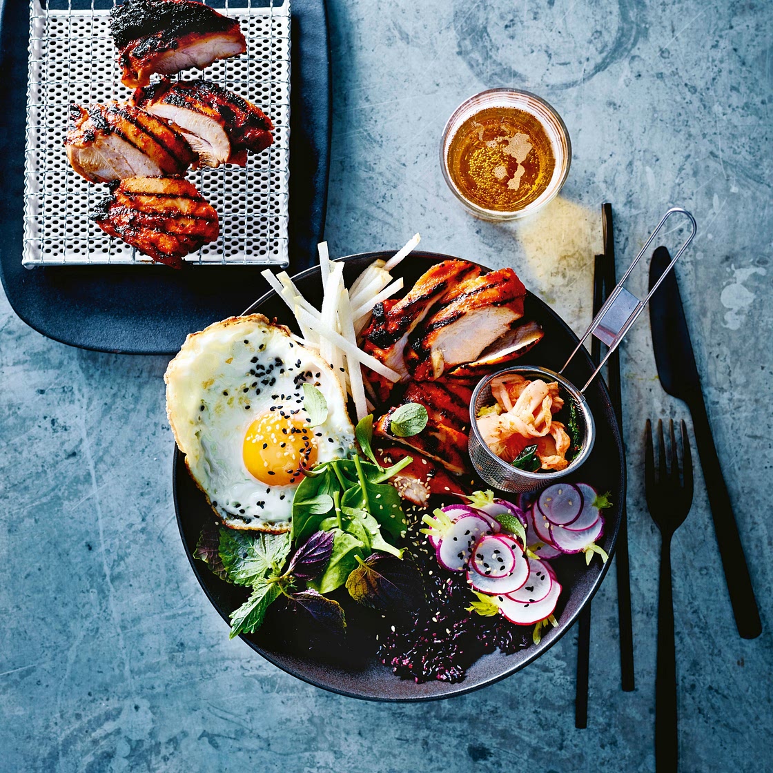 soul bowl met pittige kip