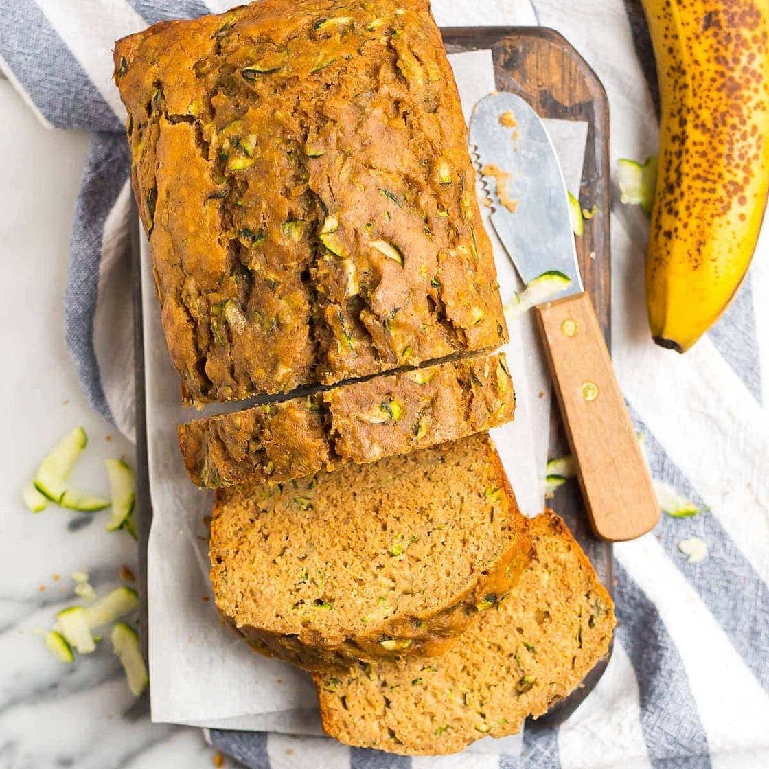 Zucchini Banana Bread