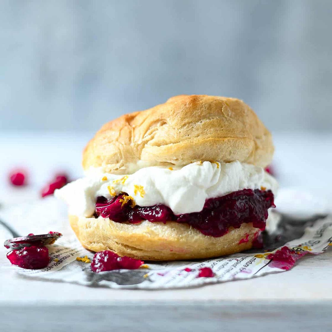 Cranberry Shortcake