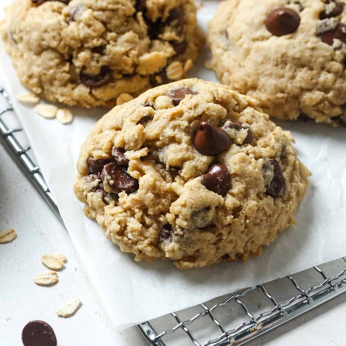 Gluten Free Oatmeal Chocolate Chip Cookies