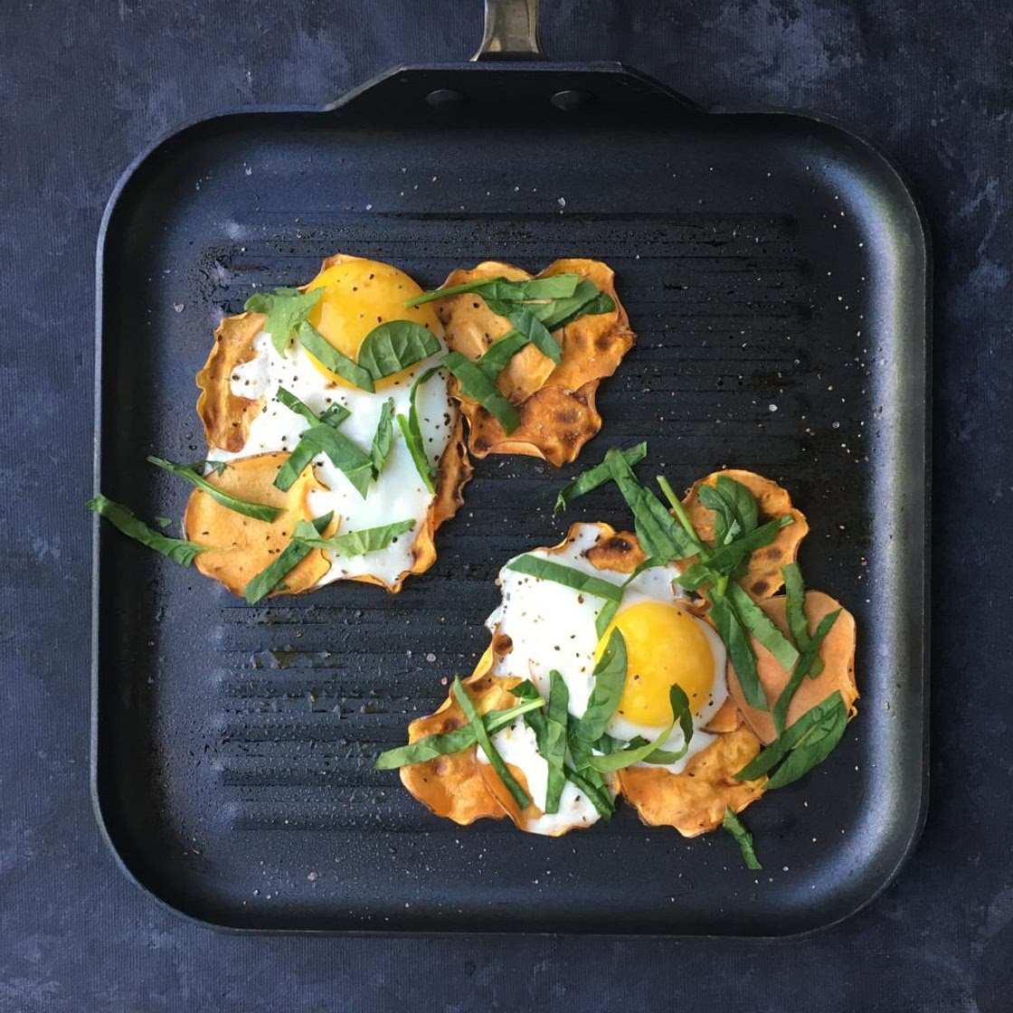 Low FODMAP Sweet Potato & a Sunny Side