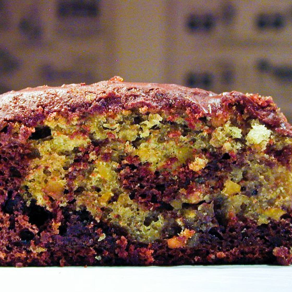 Chocolate and Pistachio Surprise Cake Recipe