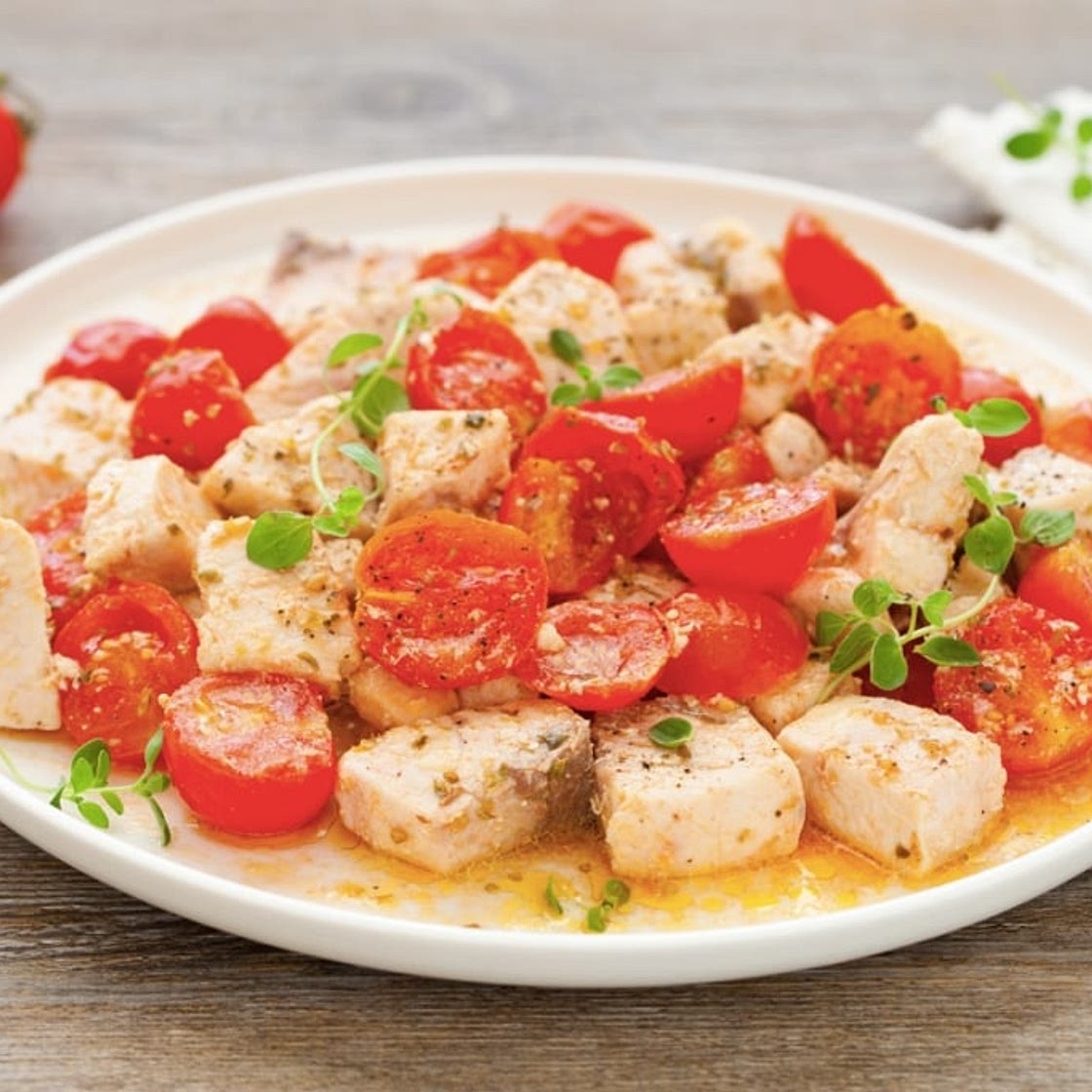 Bocconcini di spada al pomodoro