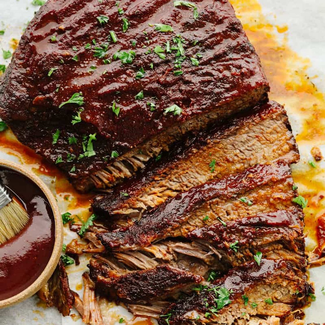 Tender Slow Cooker Beef Brisket
