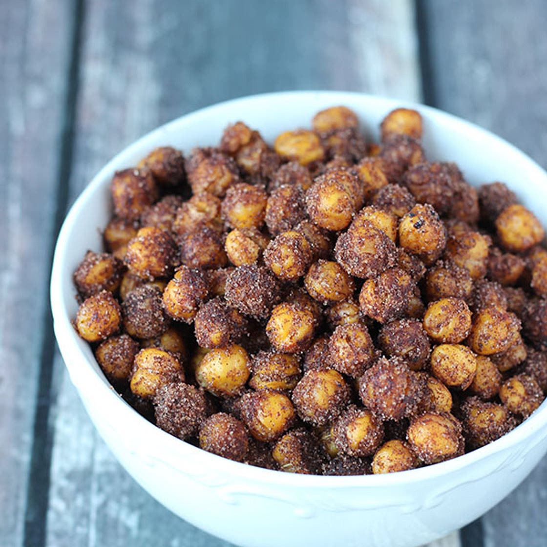 Cinnamon Roasted Chickpeas
