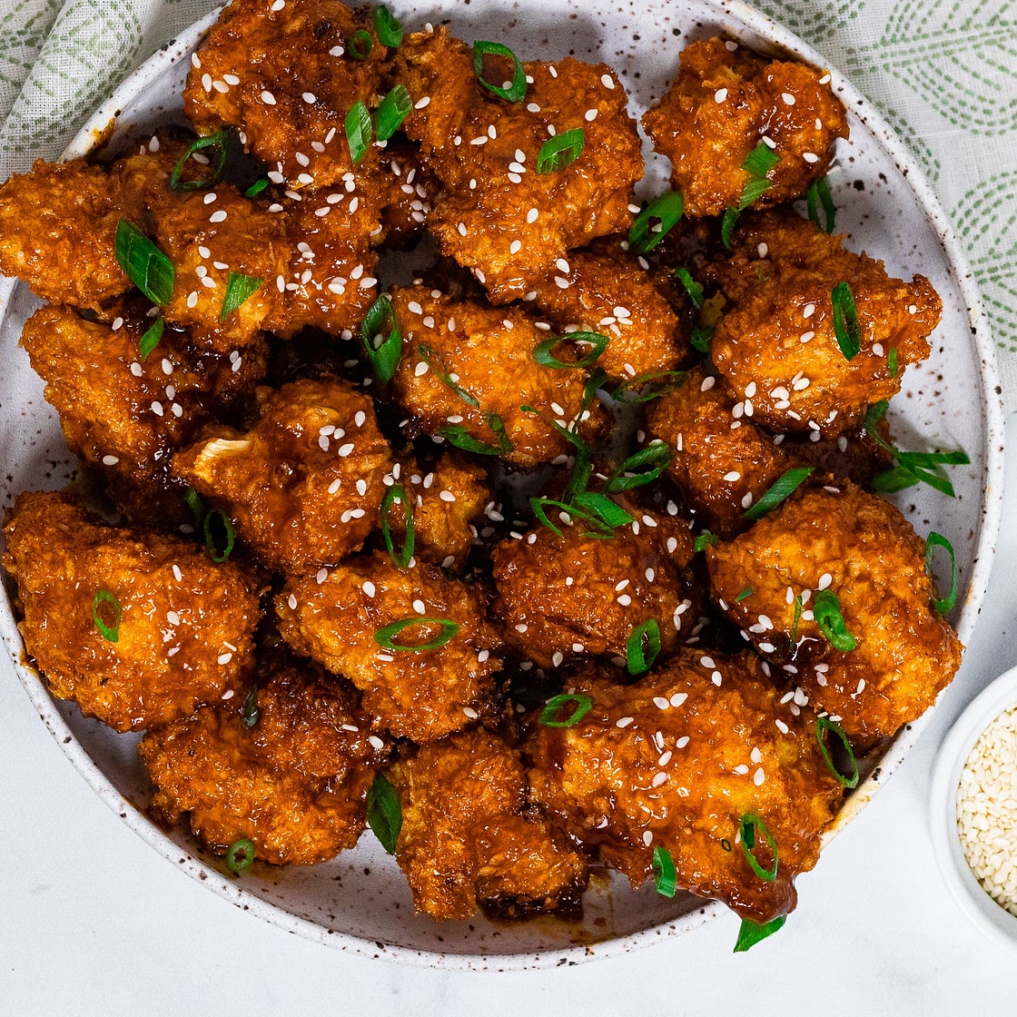 Vegan Gluten-free Teriyaki Cauliflower Wings