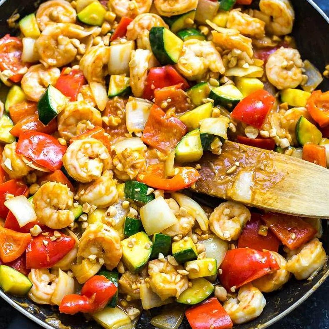 Kung Pao Shrimp {Ready in 30 Minutes}