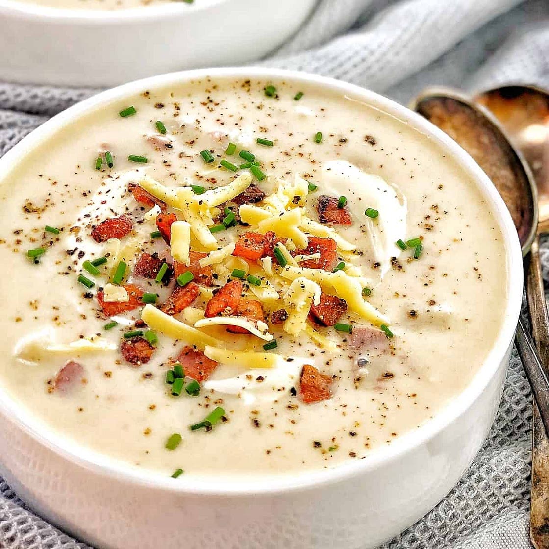 Chunky Potato and Bacon Soup