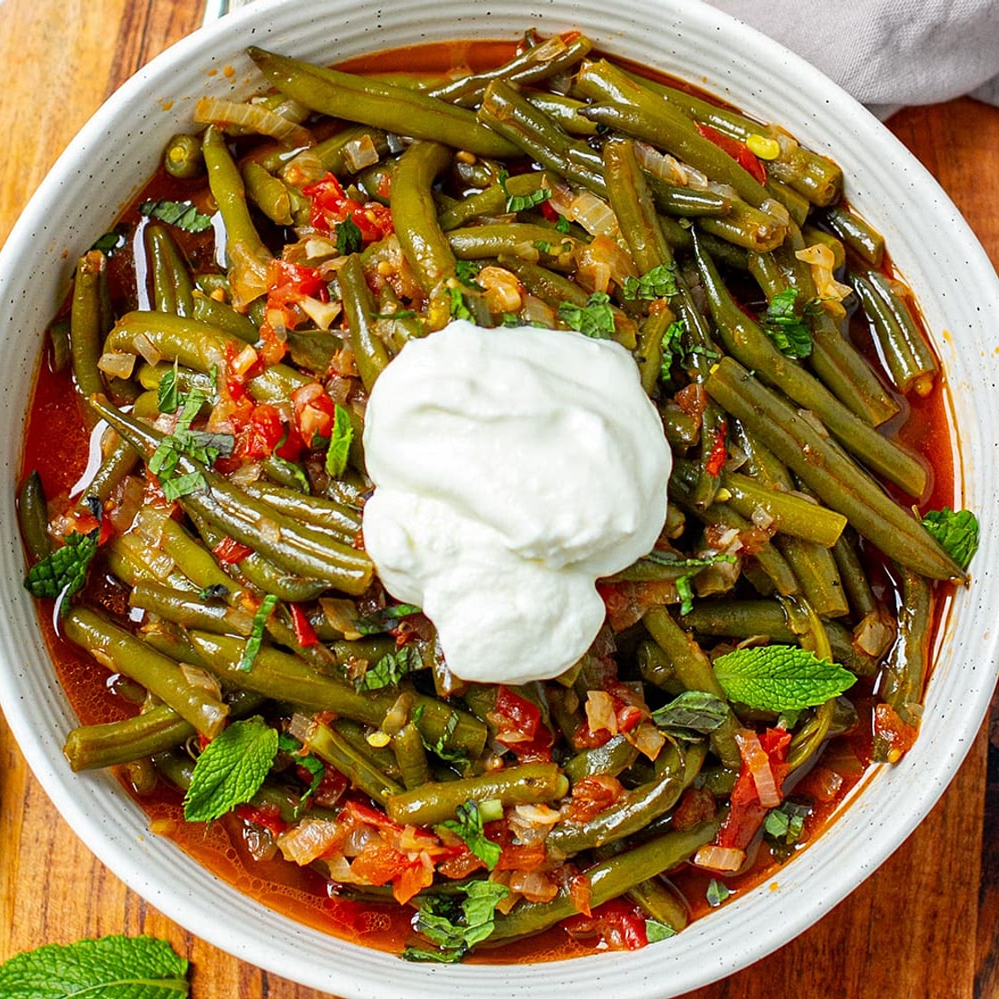 Instant Pot Braised Green Beans (Turkish-Style)