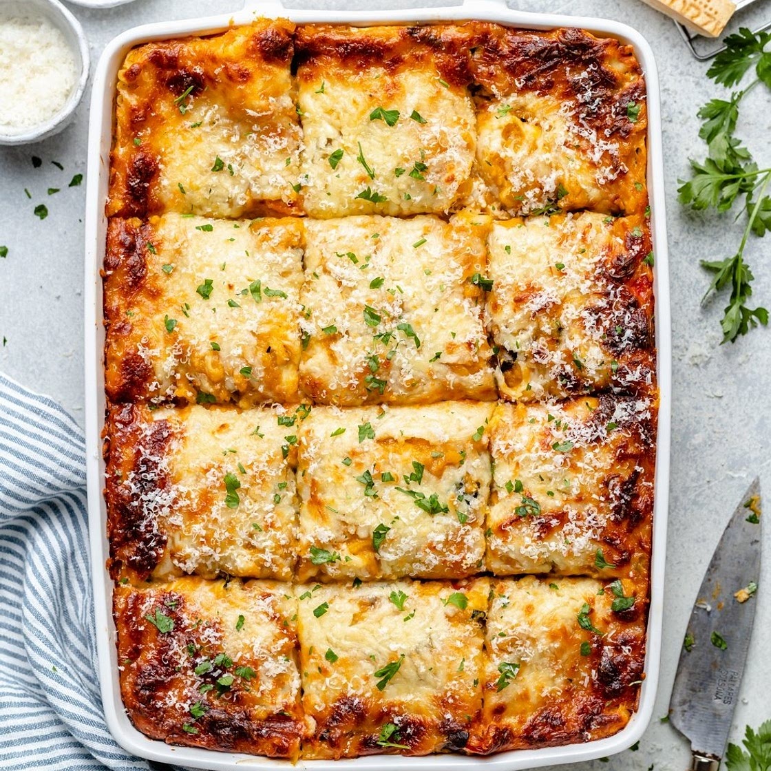 Cozy Roasted Vegetable Butternut Squash Lasagna