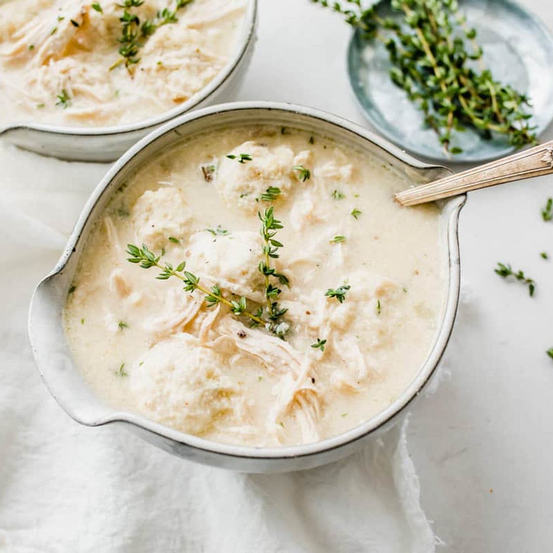 Keto Chicken and Dumplings (Whole30 + Keto)
