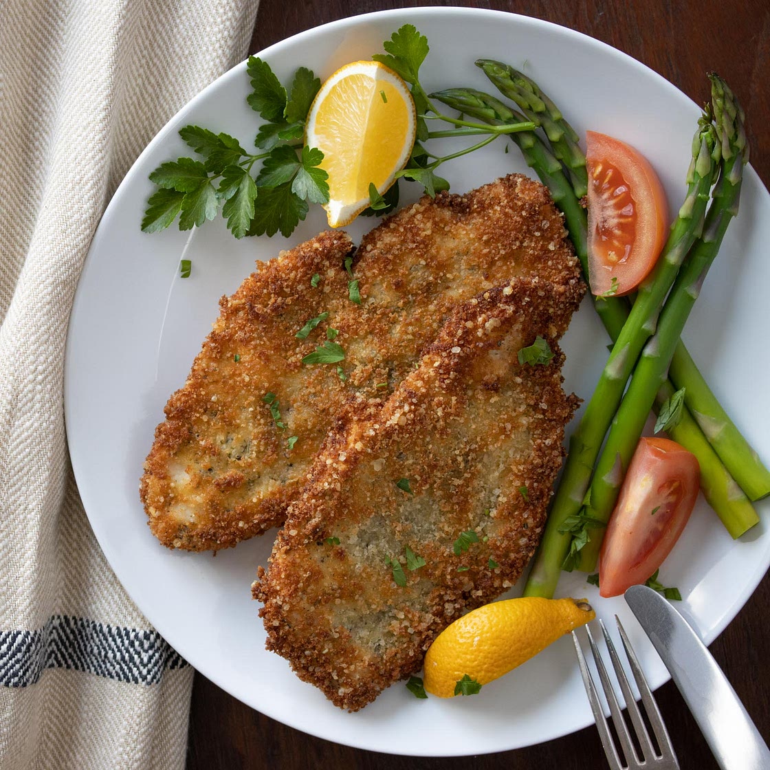 Parmesan, Pank Crusted Chicken Cutlets
