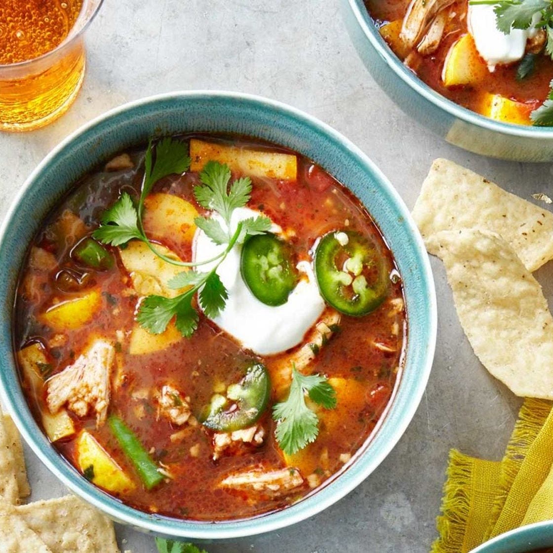 Slow-Cooker Chicken-Tortilla Soup