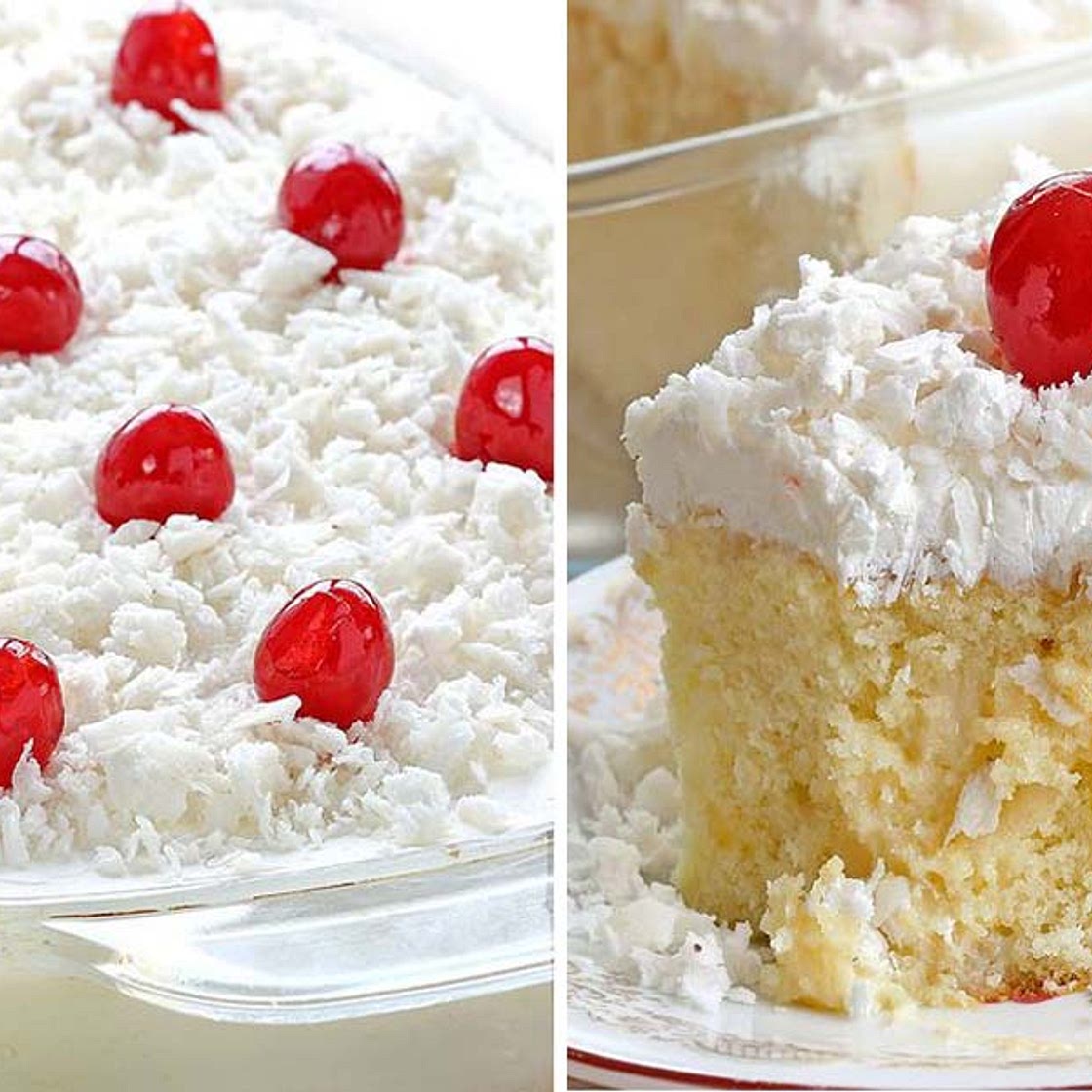 Coconut Cream Poke Cake Recipe