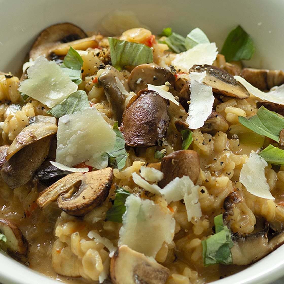 Mushroom risotto