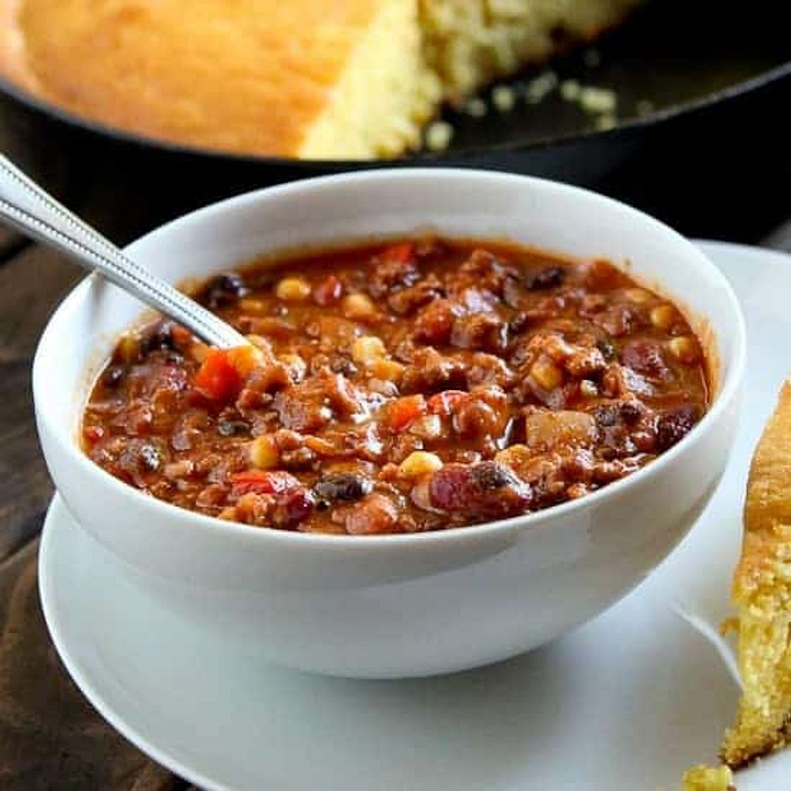 Weeknight Veggie & Ground Turkey Chili