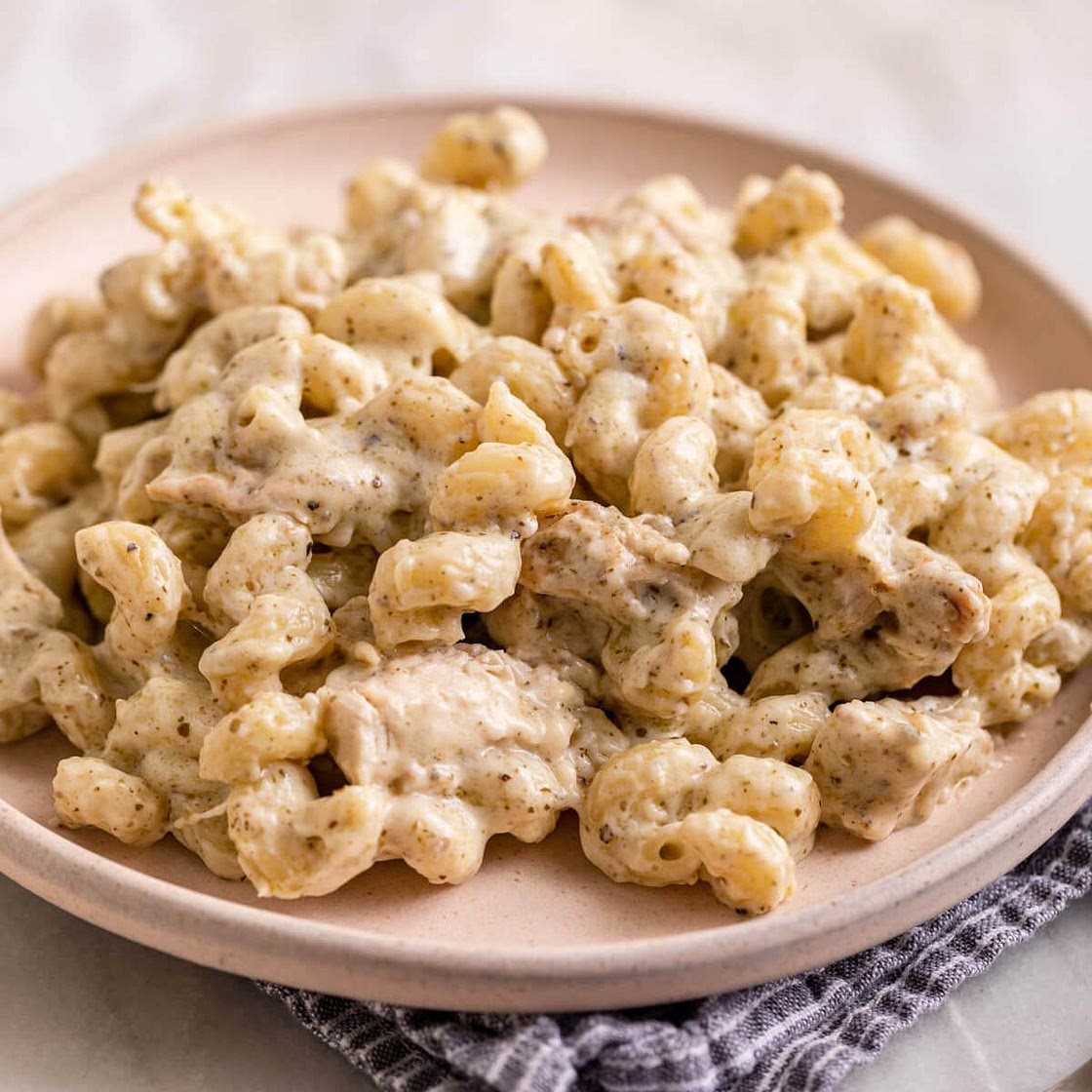 Chicken Pesto Mac & Cheese