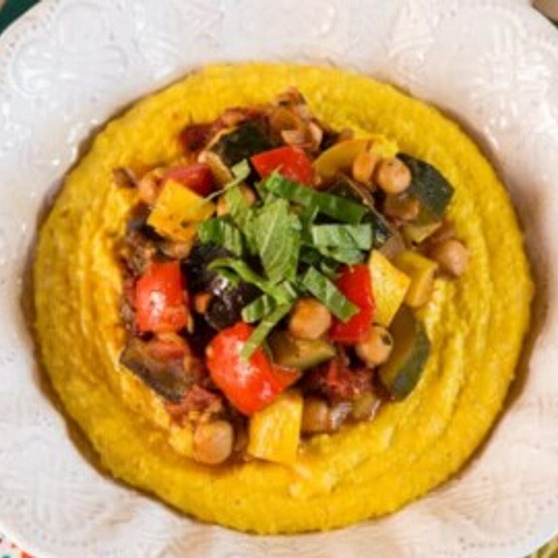 Mediterranean Vegetable Polenta